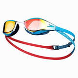 Speedo Fastskin Hyper Elite Mirror Junior Goggles Red/Blue (6-14 rokov)