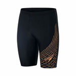 Speedo Men's Medley Logo Jammer Black/Yellow