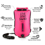 BuddySwim Drybag 20lt Swim Buoy Bojka Pink