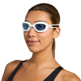 Zoggs Predator White - Tint Blue