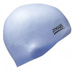 Zoggs Easy-Fit Silicone Swimming Cap Pale Blue (Long Hair)