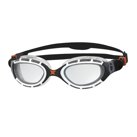 Zoggs Predator Flex Black-White - Smaller Profile
