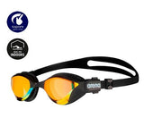 Arena Cobra Tri Mirror Triathlon Swipe Goggle Yellow-Copper-Black