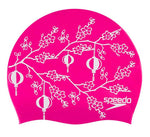 Speedo Swim Cap Slogan Printed Pink