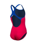 Arena Junior Swimsuit Biglogo Rose/Blue