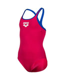 Arena Junior Swimsuit Biglogo Rose/Blue