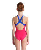 Arena Junior Swimsuit Biglogo Rose/Blue