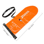 Zoggs HI VIZ Swim Buoy - Safety Tow Float - Plavecká bójka- Orange (12L)