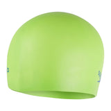 Speedo Junior Plain Moulded Silicone Cap Lime